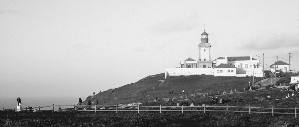 The Lighthouse on the top of cliffs