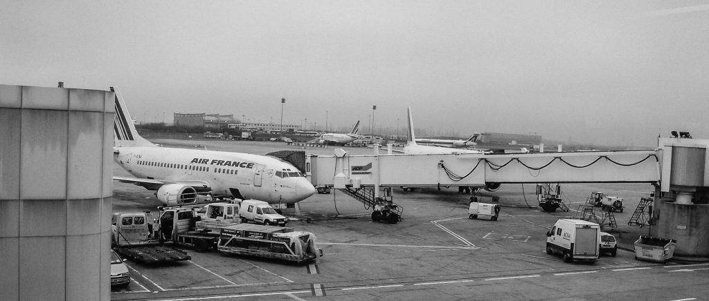 On my way with Air France flight from Beijing to Berlin, Stopover in Paris CDG