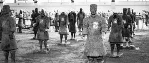 The Terracotta Army waiting for rebirth